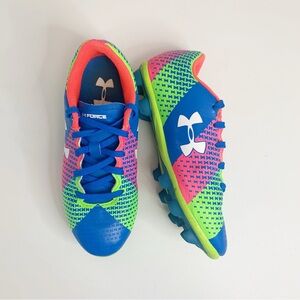 Under Armour Kid's Multicolor Soccer Cleats ~ 13K